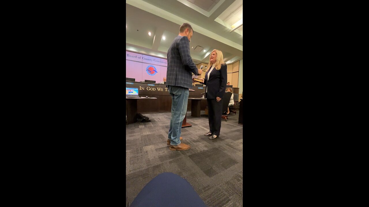 Bay County Commissioners Swearing Into Office