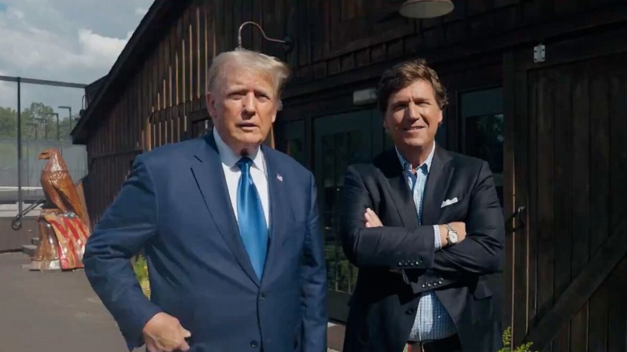 President Trump and Tucker Carlson Live, Mark Cuban and polls 31/10/24