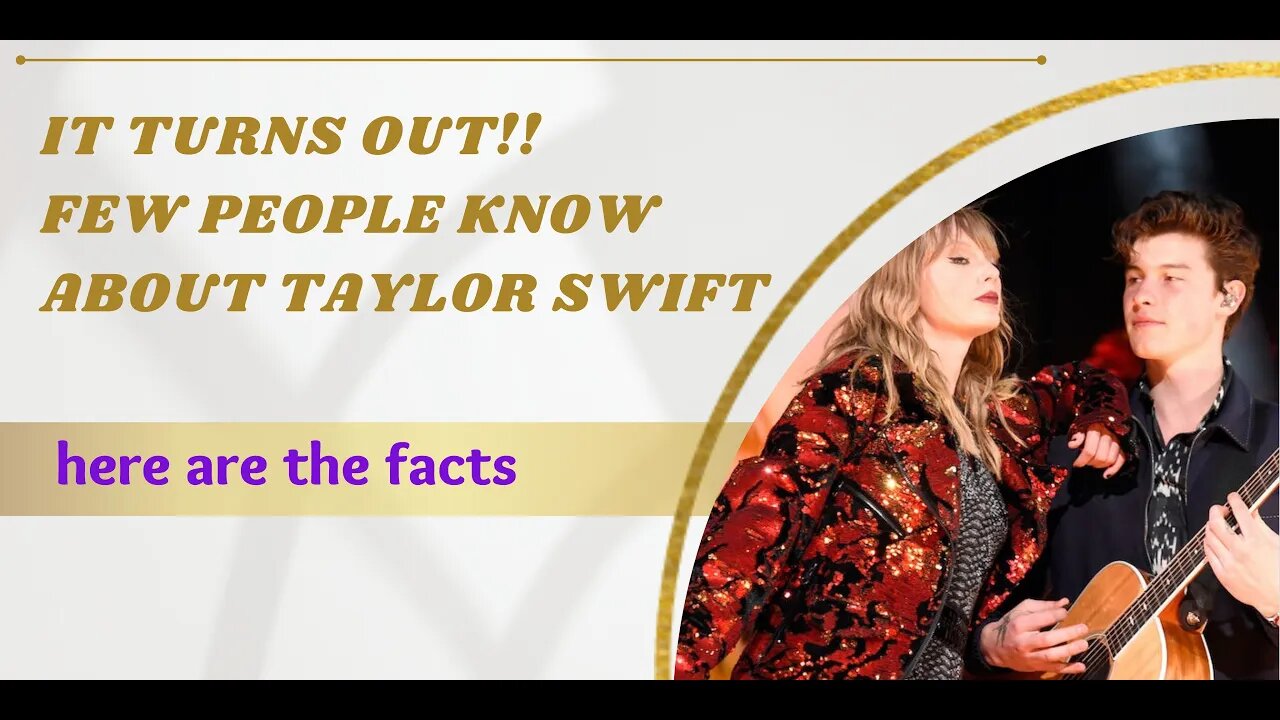 WOW ❗these are the facts of Taylor Swift's journey to become the success she is today ❗taylor swift