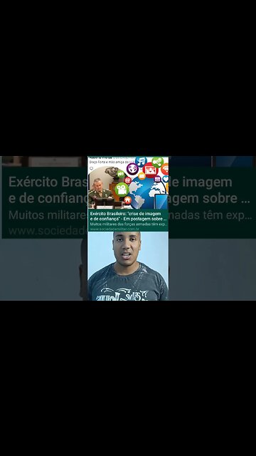 Crise no exército com lula.