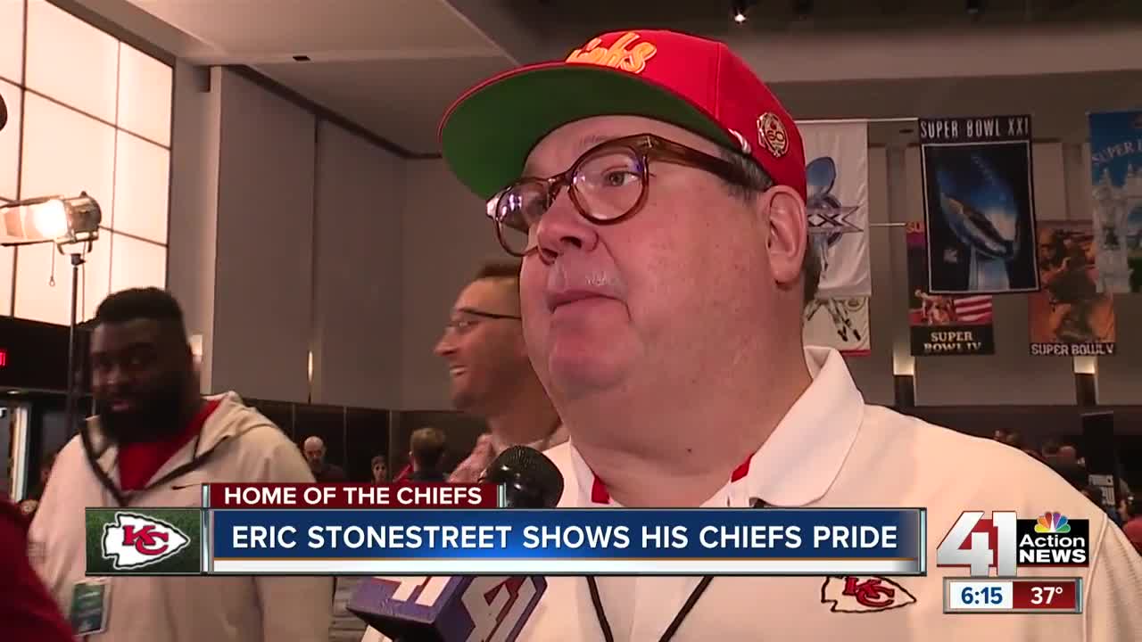 Chiefs super fan Eric Stonestreet revels in Super Bowl run