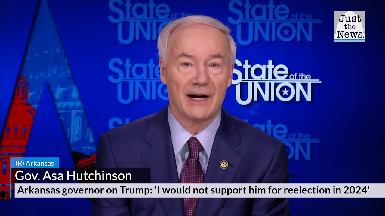 Arkansas' GOP governor on Trump: 'I would not support him for reelection in 2024'