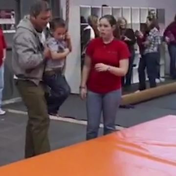 Boy Tries To Swing Over Foam Pit But Wipes Out and Falls Face First