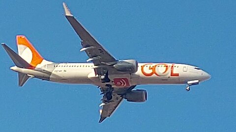 Boeing 737 MAX 8 PS-GRF coming from Salvador to Fortaleza