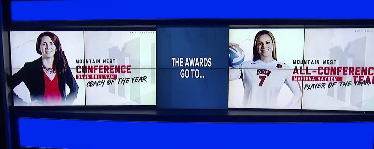 UNLV volleyball wins multiple awards