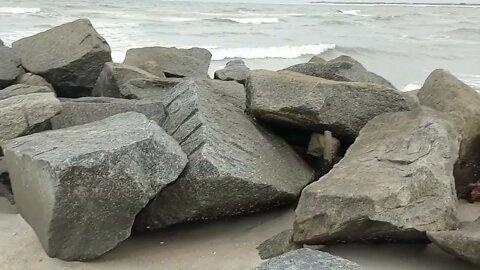 checking out the Atlantic at Vilano Beach cut before Ian