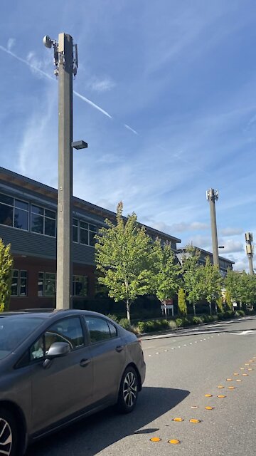 5G towers in Bellevue