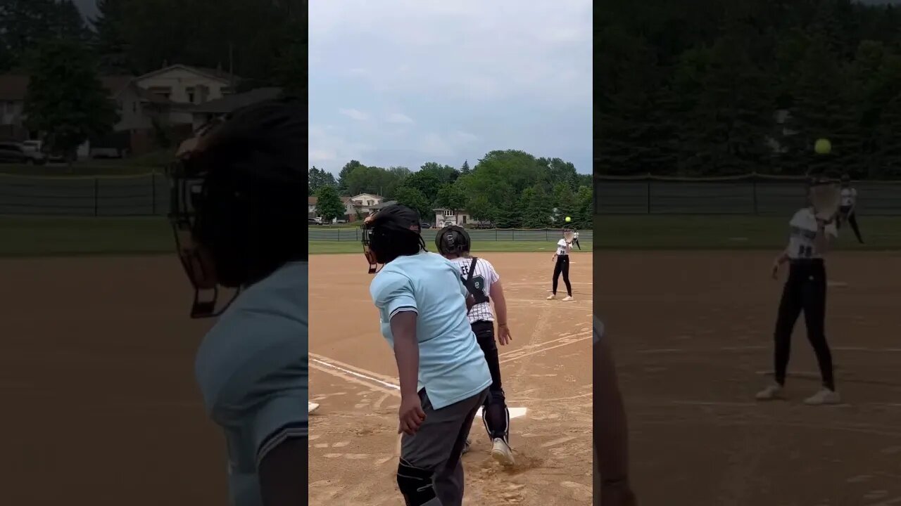 BlueLou BackFlipping Umpire Chants Softball cheers