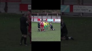 Referee Says No Penalty! | No Red Card! | Grassroots Football | Derby Day | #shorts