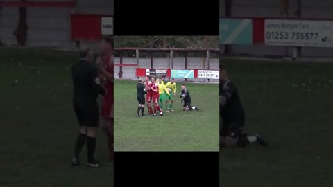 Referee Says No Penalty! | No Red Card! | Grassroots Football | Derby Day | #shorts