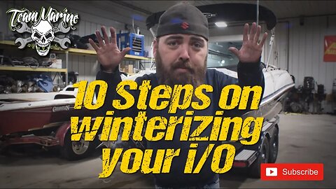 10 Steps on Winterizing your i/O
