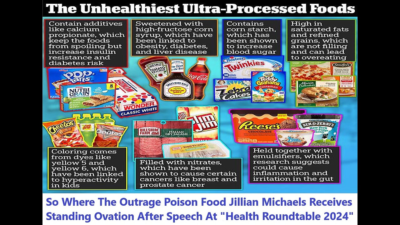 Where The Outrage Poison Food Jillian Michaels Receives Standing Ovation After Speech