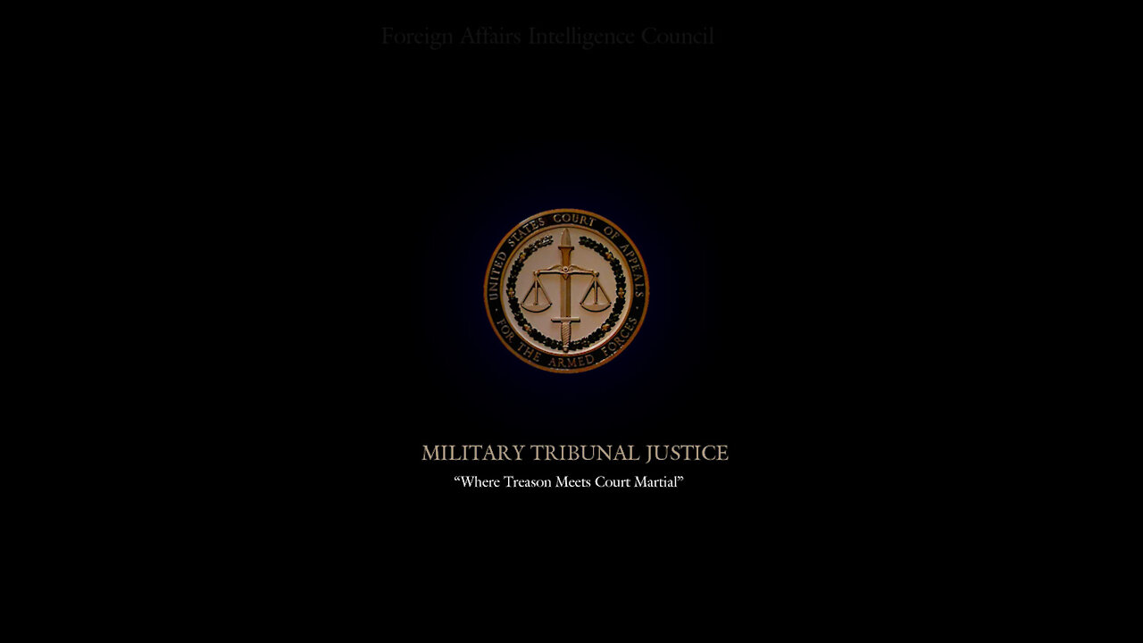 Indictments Military Tribunal Justice