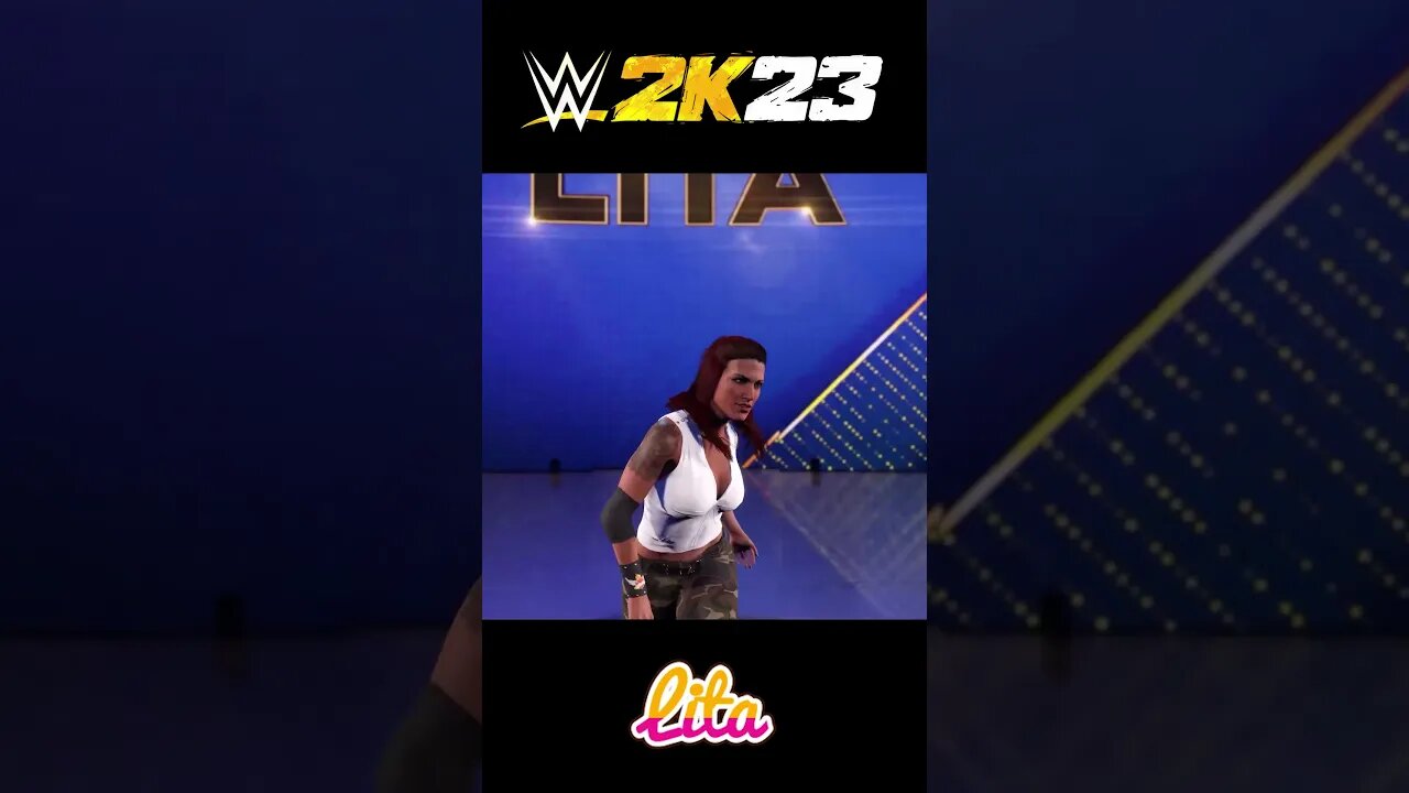 "Lita's Fiery Revelation: Unleashing the Phoenix in WWE 2K23!"