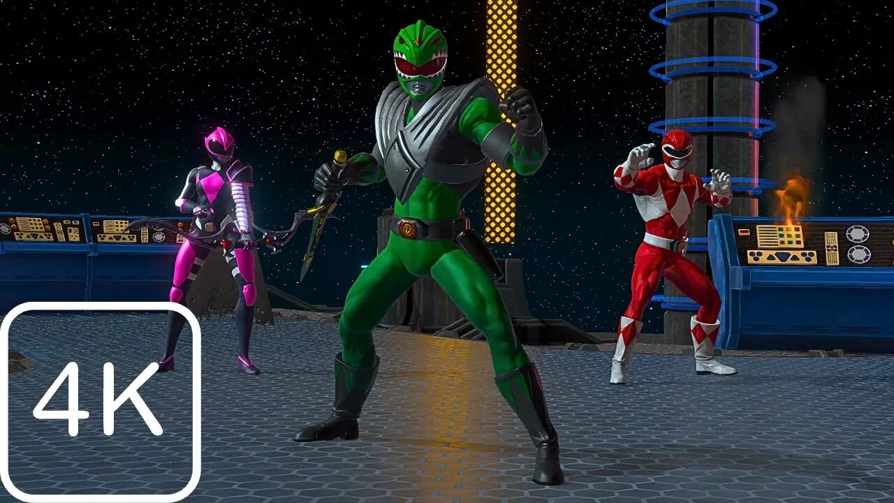 [4K] Rangers Vs Bad Guys - Power Rangers Mighty Mophin