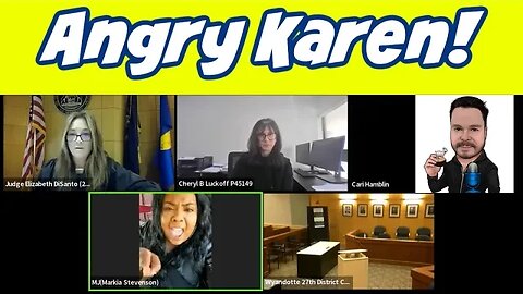 Angriest Karen Ever In Court!