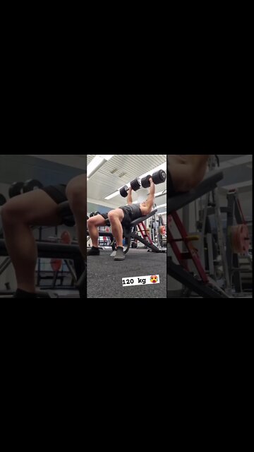 120kg DB Incline Bench Press