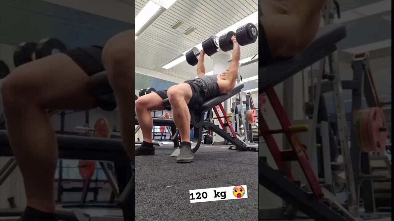 120kg DB Incline Bench Press