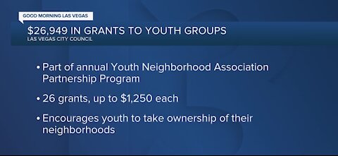 Las Vegas City Council gives $27k in grants to youth groups