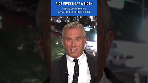#RFKJr. pide una investigación; #Expresidente lidera en Iowa y Carolina del Sur