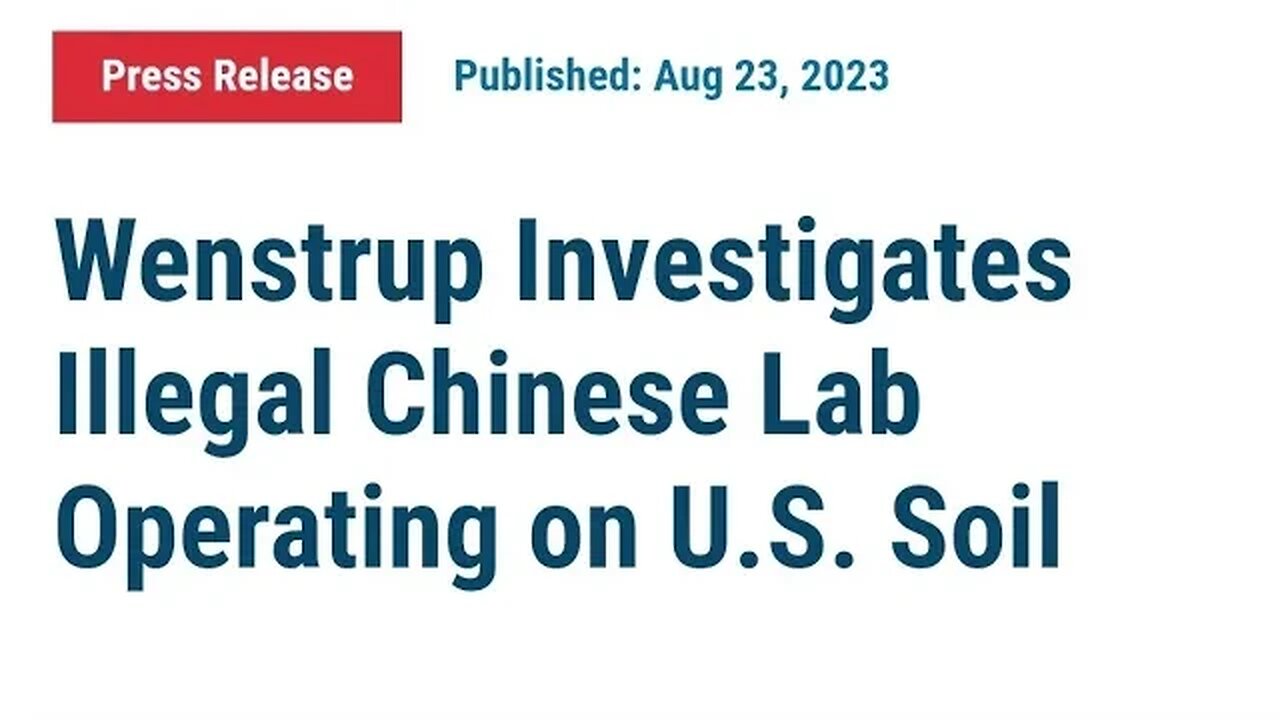 Secret Illegal Chinese Lab in Cali | New Variant of C19 | #DoNotComply