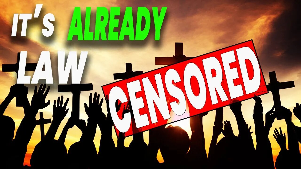IMPORTANT UPDATE: New Law Will CENSOR Christians and BLOCK the News You Get