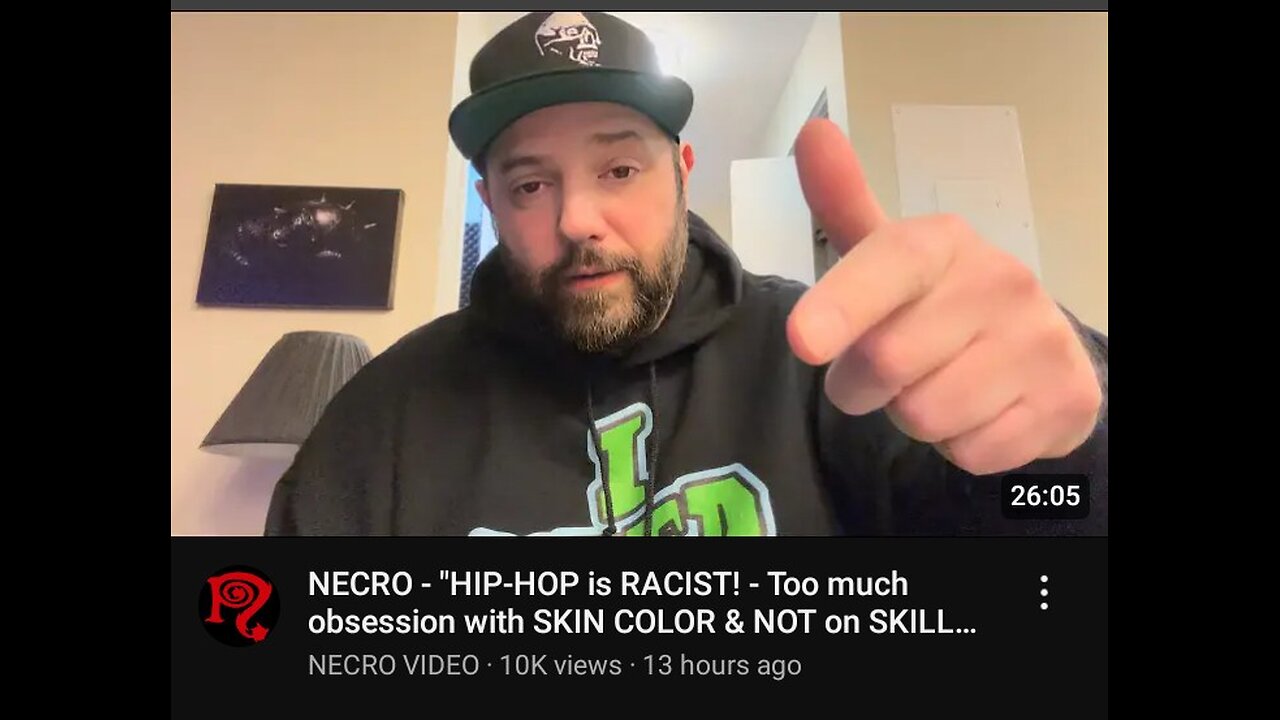 Necro (Rapper) is An Affront to YHWA and He insults Our Intelligence!