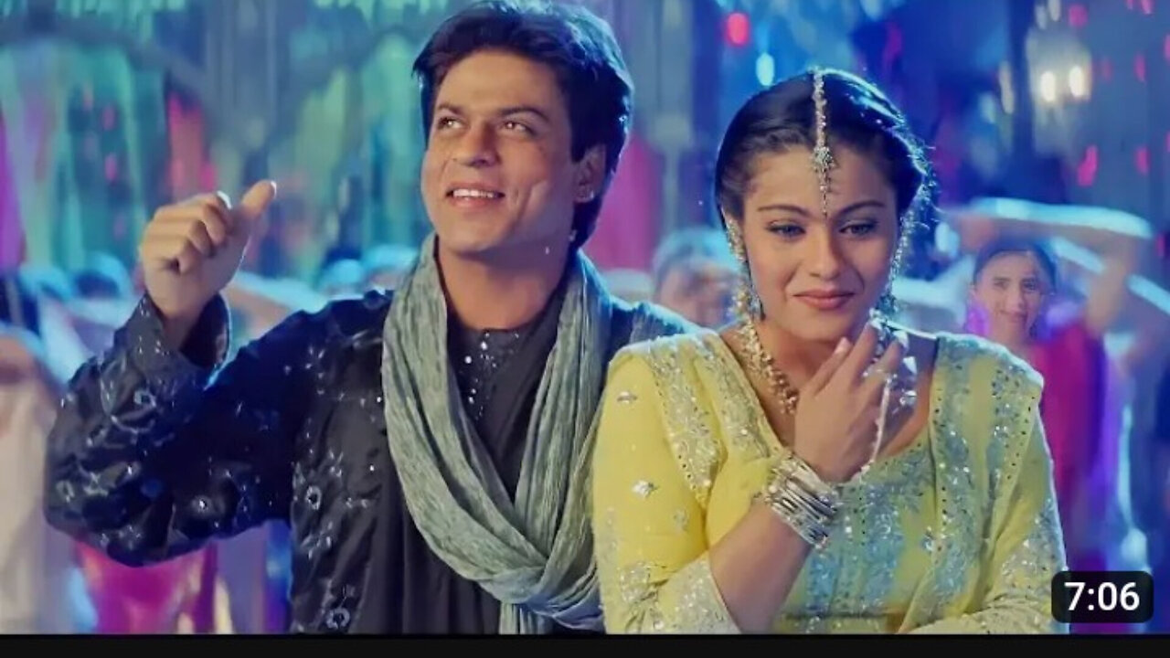 Yeh Ladka Hai Allah _ Love Song _ Shahrukh Khan, Kajol _ Alka Yagnik, Udit N_144p