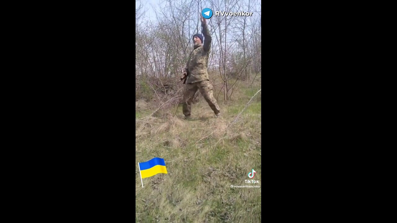 "Bandera Dance" by a Ukrainian militant