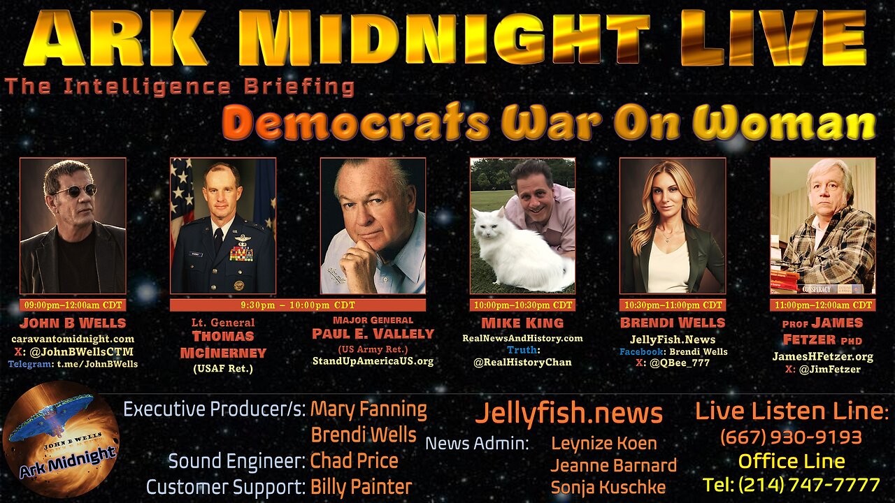 The Intelligence Briefing / Democrats War On Woman - John B Wells LIVE