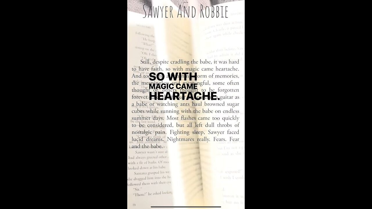 Tumultuois dreams in Sawyer And Robbie
