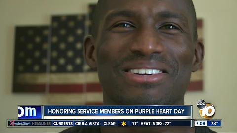 Honoring service members on Purple Heart Day