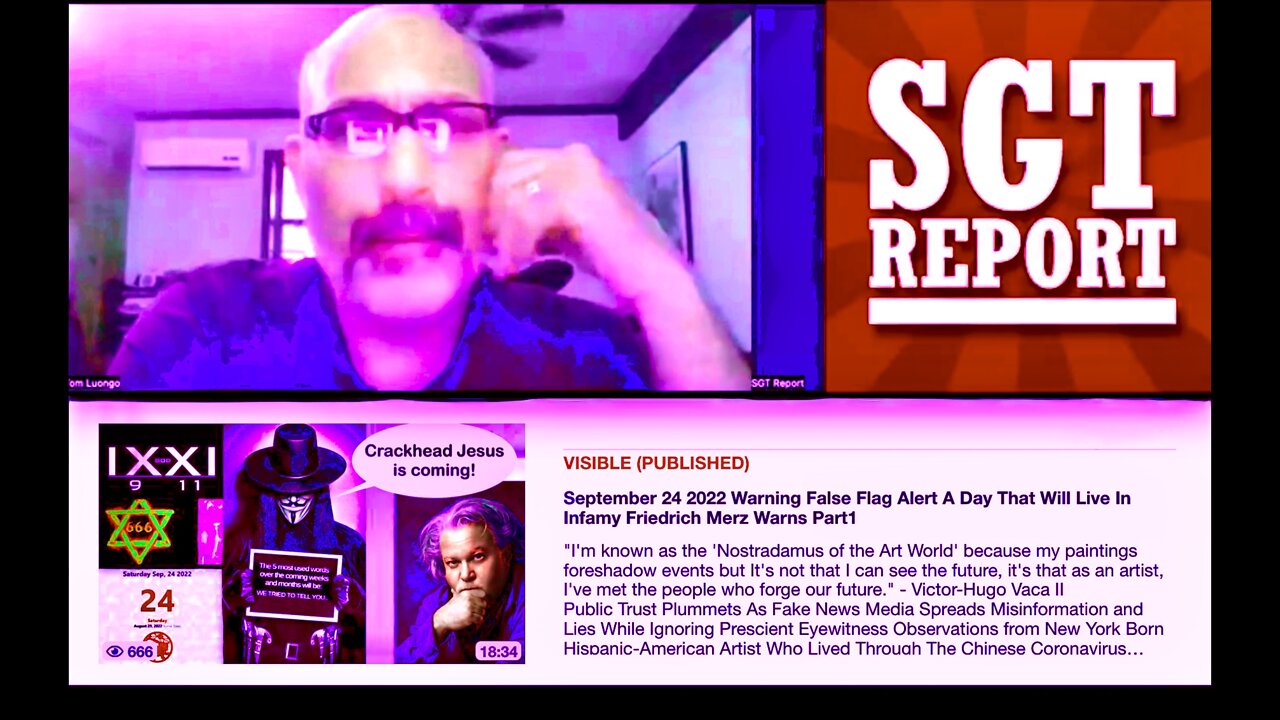 SGT Report Tom Luongo Victor Hugo Friedrich Merz Warning 9/24/22 False Flag Alert Analyzed Edited