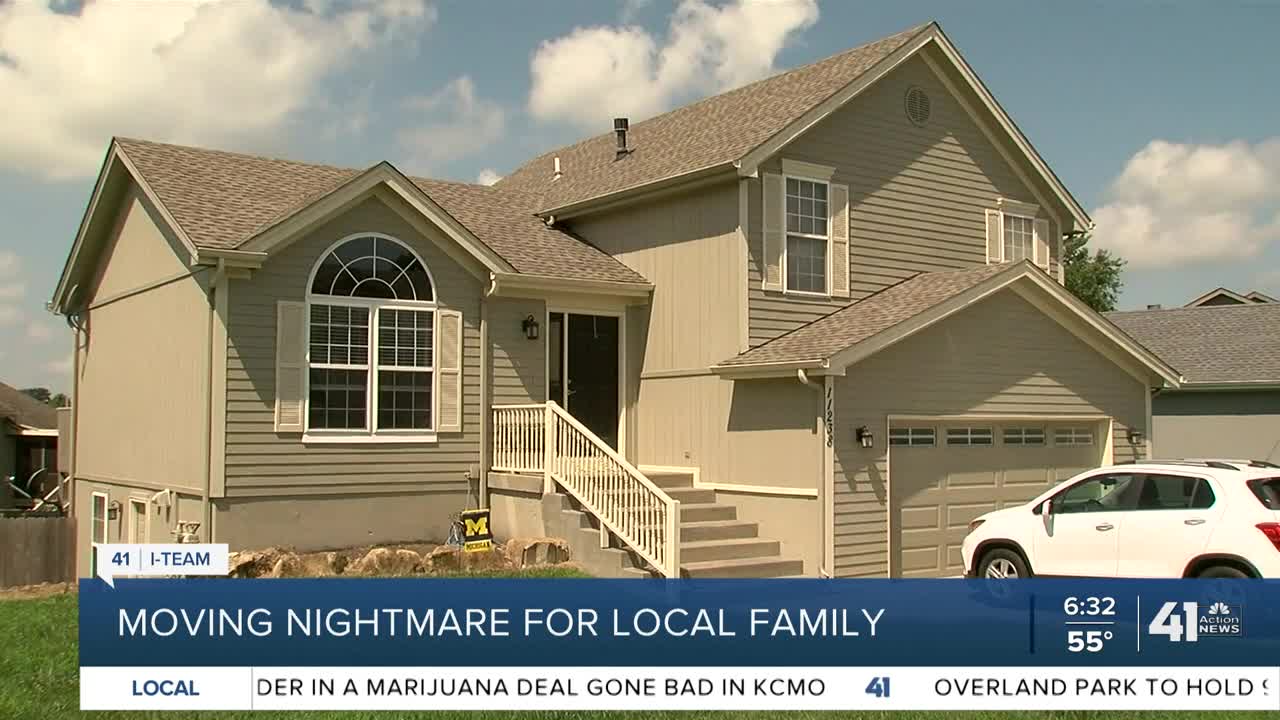 Moving nightmare for local family