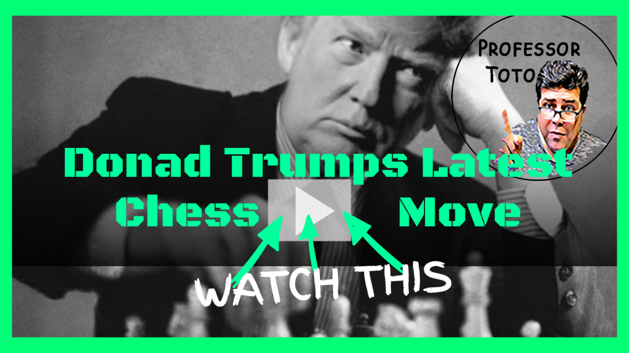 TRUMP MADE A CHESS MOVE - unnoticed by anyone hardly on 12/14