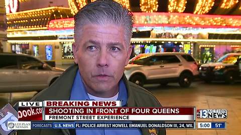 Shooting at Fremont Street Experience