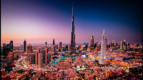 Beautiful and modern Dubai, which is considered one of the most beautiful cities in the world,