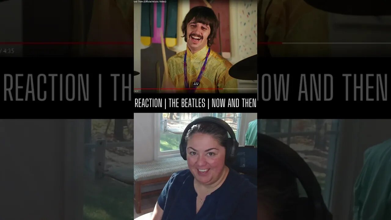 REACTION | THE BEATLES | NOW AND THEN #shorts #viral #music #reaction #thebeatles #nowandthen