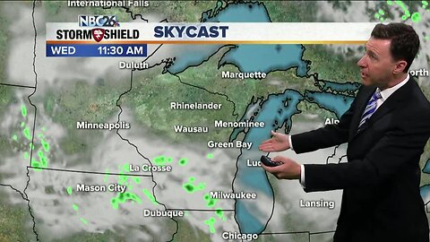 Michael Fish's NBC26 weather forecast