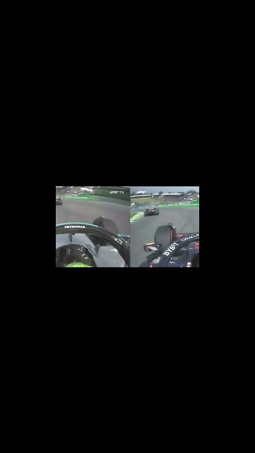 LEWIS HAMILTON vs MAX VERSTAPPEN GP do BRASIL INTERLAGOS F1 2022 #shorts