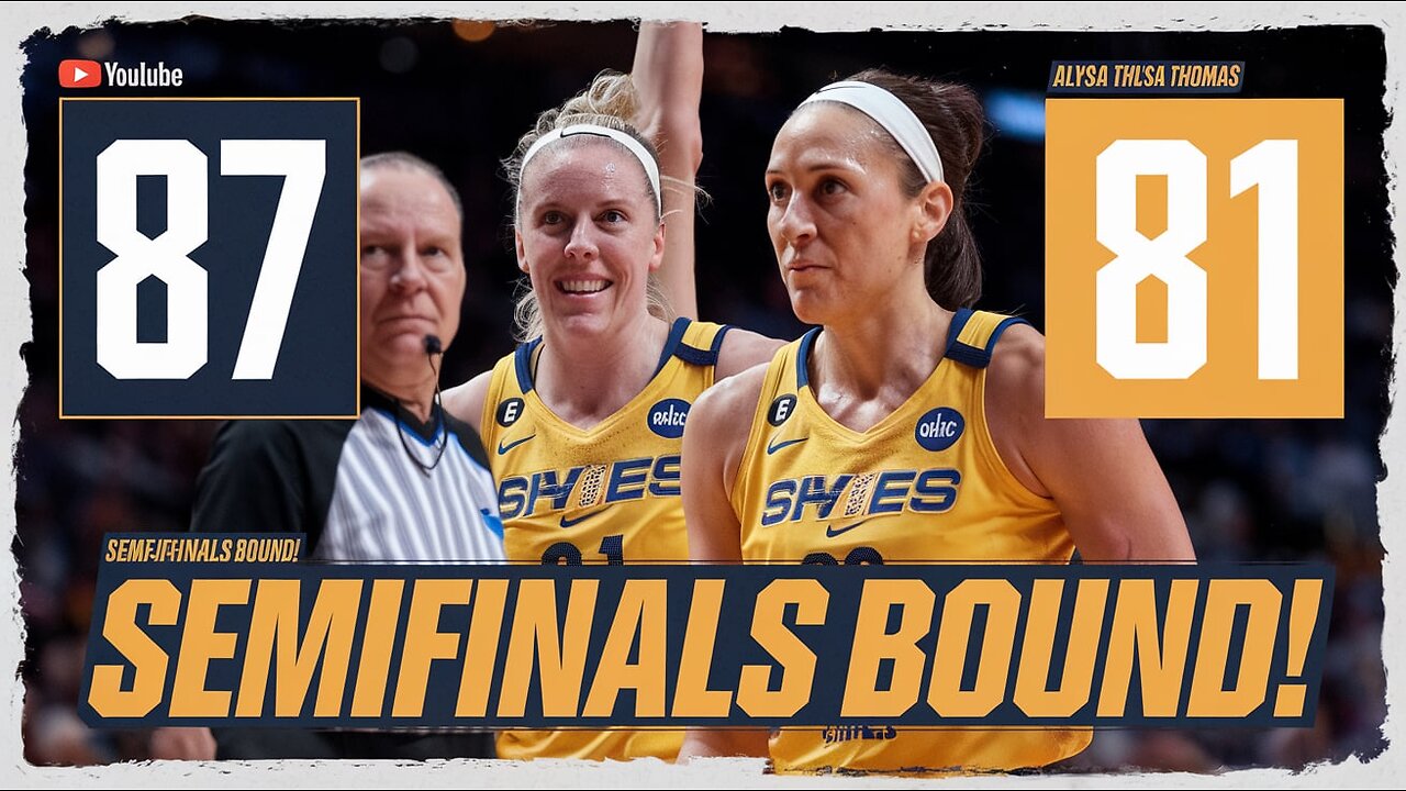 "Sun Defeat Fever 87-81 to Advance to WNBA Semifinals"#2024nbaseason #sports #wnba #shorts