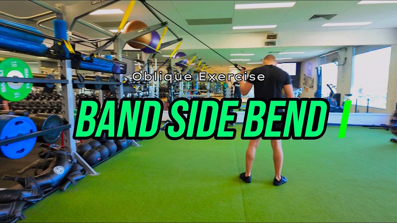 Band Side Bend | OBLIQUES Exercise