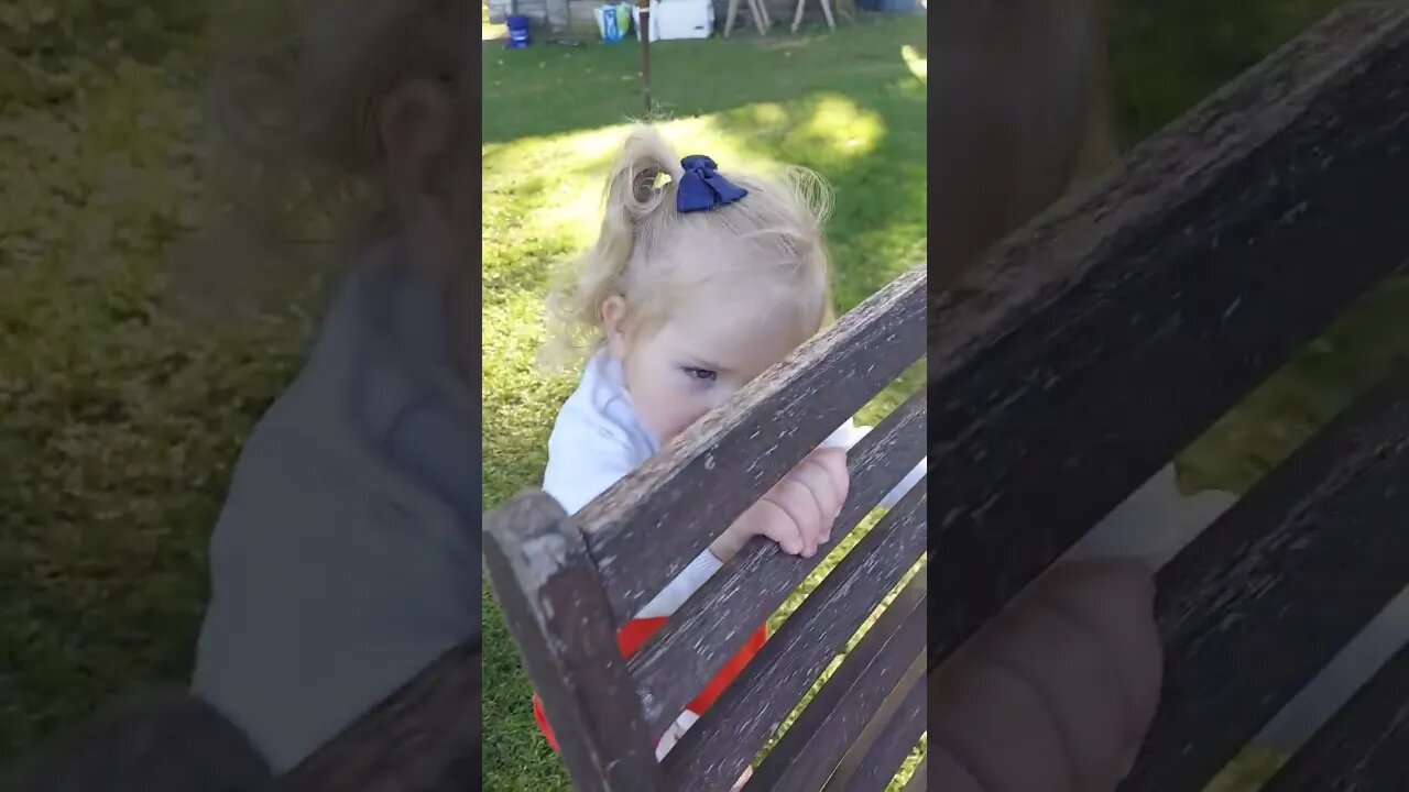 peek-a-boo with sis