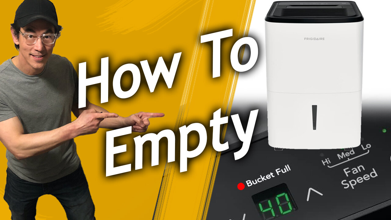 Frigidaire 50L Dehumidifier, How To Empty Full Bucket, Two Maintenances, Product Links