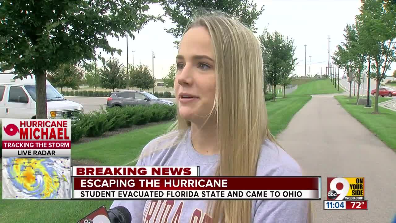 Vacationers, students return to Greater Cincinnati as Hurricane Michael hits Florida
