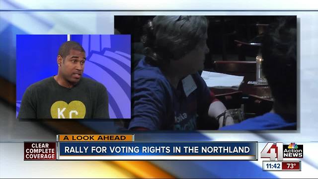 Rally for voting rights in the Northland