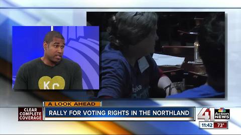 Rally for voting rights in the Northland