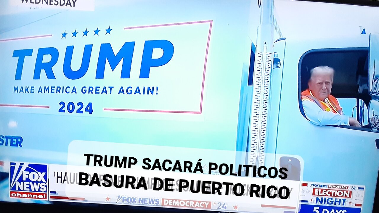 El Trump responde a los Comentarios para sacar los Politic@s basura de Puerto Rico,.