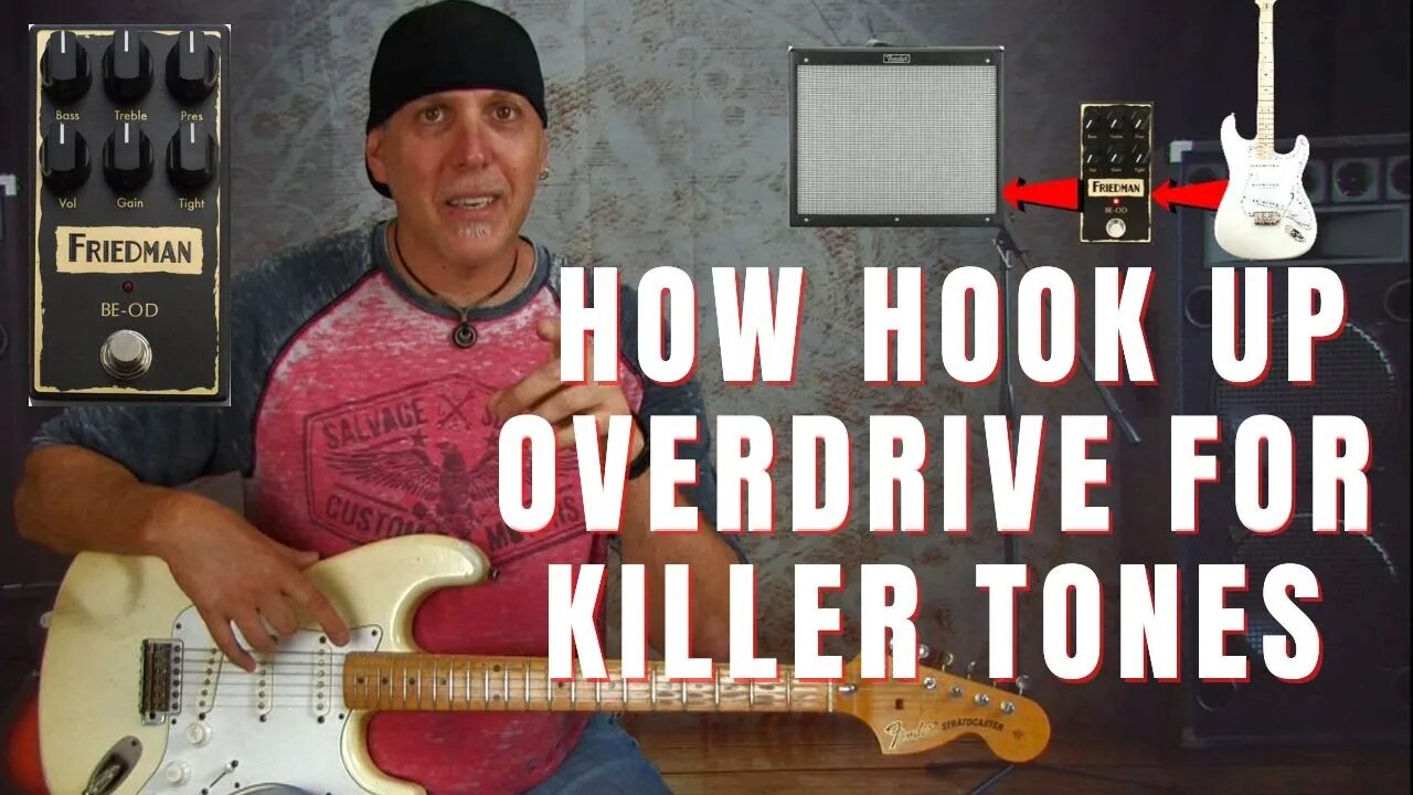 GET KILLER TONE - Guitar Pedal Signal Path hook ups and OD adjustments