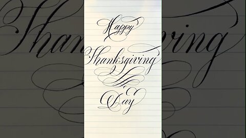 Calligraphy Words: thanks 2 #calligraphymasters #handwriting